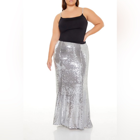 Sequin Maxi Skirt - Picture 1 of 1